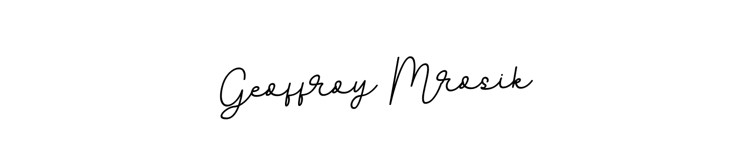 Also we have Geoffroy Mrosik name is the best signature style. Create professional handwritten signature collection using BallpointsItalic-DORy9 autograph style. Geoffroy Mrosik signature style 11 images and pictures png