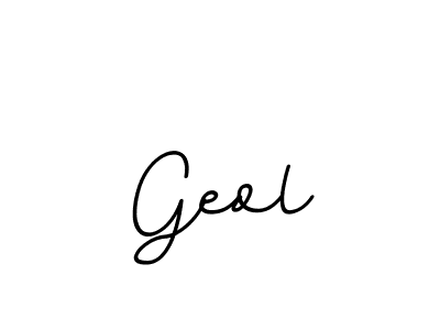 Geol stylish signature style. Best Handwritten Sign (BallpointsItalic-DORy9) for my name. Handwritten Signature Collection Ideas for my name Geol. Geol signature style 11 images and pictures png