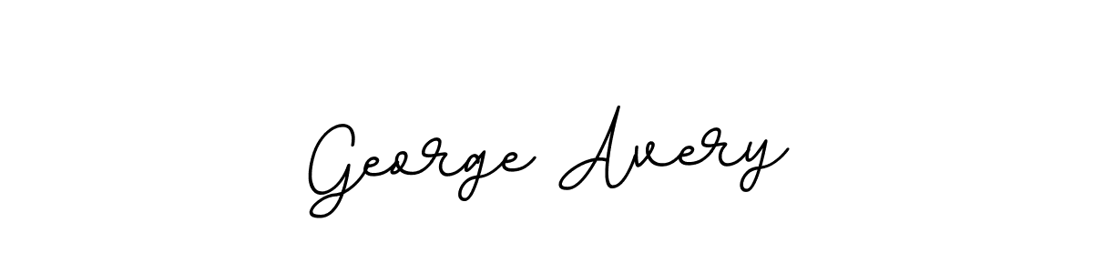 How to make George Avery name signature. Use BallpointsItalic-DORy9 style for creating short signs online. This is the latest handwritten sign. George Avery signature style 11 images and pictures png