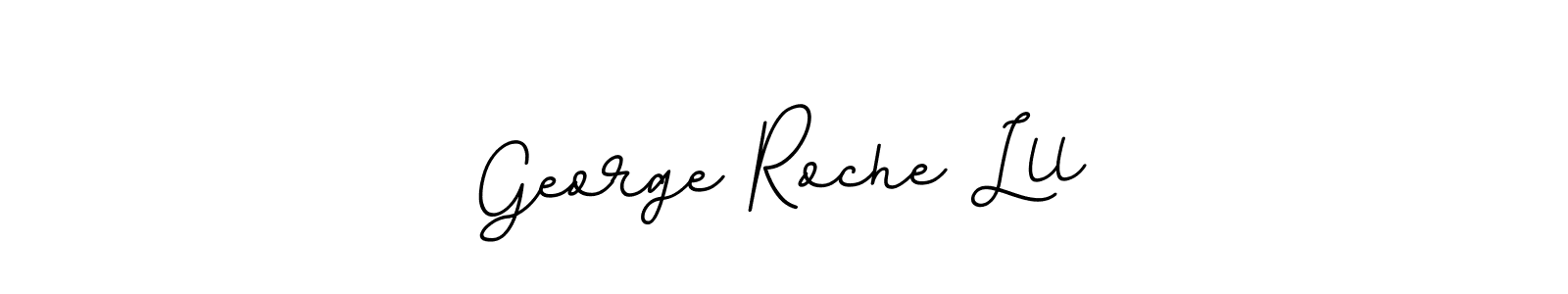 Similarly BallpointsItalic-DORy9 is the best handwritten signature design. Signature creator online .You can use it as an online autograph creator for name George Roche Lll. George Roche Lll signature style 11 images and pictures png