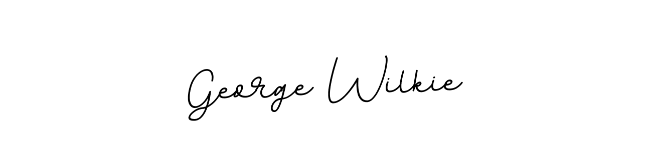 The best way (BallpointsItalic-DORy9) to make a short signature is to pick only two or three words in your name. The name George Wilkie include a total of six letters. For converting this name. George Wilkie signature style 11 images and pictures png