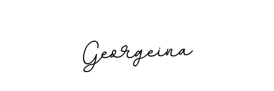 Also we have Georgeina name is the best signature style. Create professional handwritten signature collection using BallpointsItalic-DORy9 autograph style. Georgeina signature style 11 images and pictures png