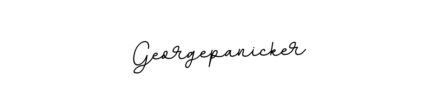 Similarly BallpointsItalic-DORy9 is the best handwritten signature design. Signature creator online .You can use it as an online autograph creator for name Georgepanicker. Georgepanicker signature style 11 images and pictures png