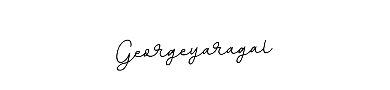 Use a signature maker to create a handwritten signature online. With this signature software, you can design (BallpointsItalic-DORy9) your own signature for name Georgeyaragal. Georgeyaragal signature style 11 images and pictures png