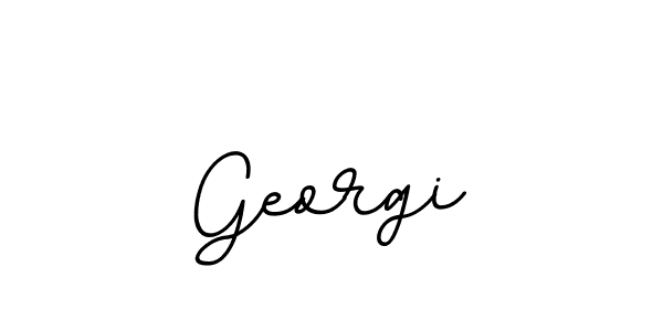 Georgi stylish signature style. Best Handwritten Sign (BallpointsItalic-DORy9) for my name. Handwritten Signature Collection Ideas for my name Georgi. Georgi signature style 11 images and pictures png