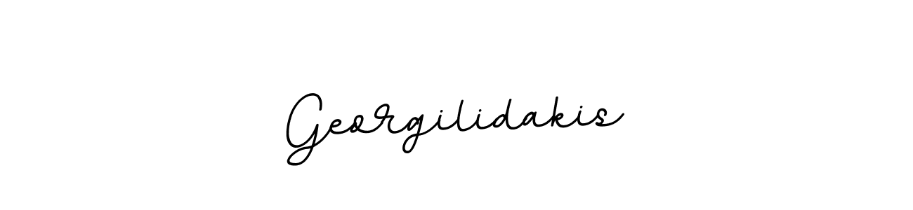 The best way (BallpointsItalic-DORy9) to make a short signature is to pick only two or three words in your name. The name Georgilidakis include a total of six letters. For converting this name. Georgilidakis signature style 11 images and pictures png