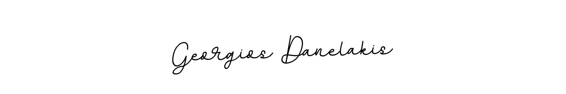 How to make Georgios Danelakis name signature. Use BallpointsItalic-DORy9 style for creating short signs online. This is the latest handwritten sign. Georgios Danelakis signature style 11 images and pictures png