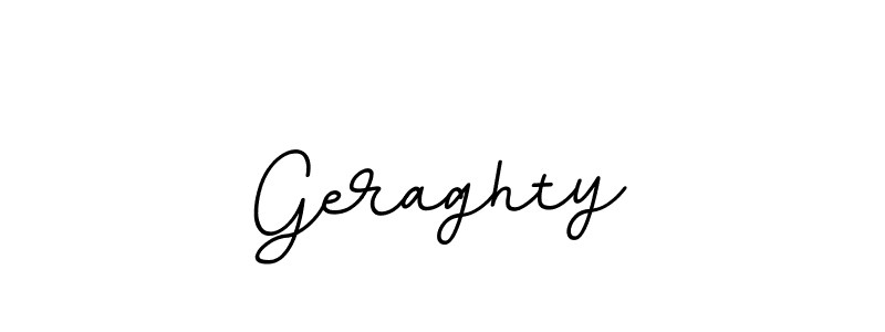 You should practise on your own different ways (BallpointsItalic-DORy9) to write your name (Geraghty) in signature. don't let someone else do it for you. Geraghty signature style 11 images and pictures png