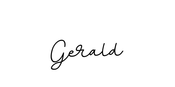Make a beautiful signature design for name Gerald. With this signature (BallpointsItalic-DORy9) style, you can create a handwritten signature for free. Gerald signature style 11 images and pictures png