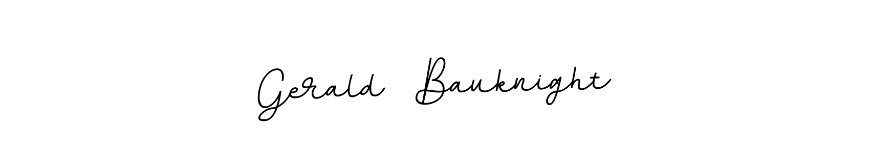 How to make Gerald  Bauknight signature? BallpointsItalic-DORy9 is a professional autograph style. Create handwritten signature for Gerald  Bauknight name. Gerald  Bauknight signature style 11 images and pictures png