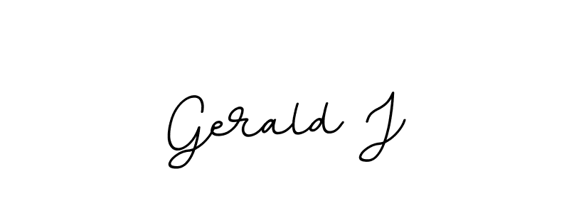 Design your own signature with our free online signature maker. With this signature software, you can create a handwritten (BallpointsItalic-DORy9) signature for name Gerald J. Gerald J signature style 11 images and pictures png