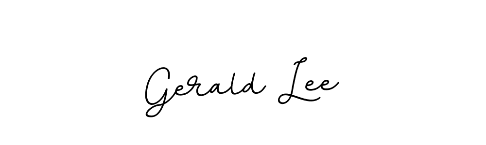 Create a beautiful signature design for name Gerald Lee. With this signature (BallpointsItalic-DORy9) fonts, you can make a handwritten signature for free. Gerald Lee signature style 11 images and pictures png