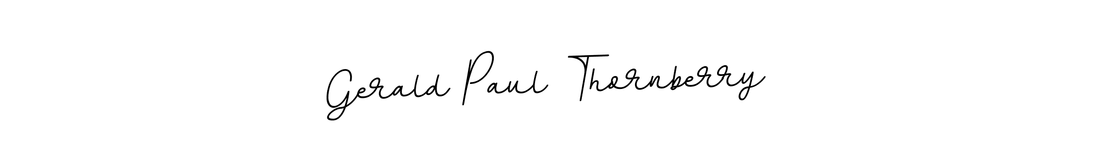 Design your own signature with our free online signature maker. With this signature software, you can create a handwritten (BallpointsItalic-DORy9) signature for name Gerald Paul Thornberry. Gerald Paul Thornberry signature style 11 images and pictures png