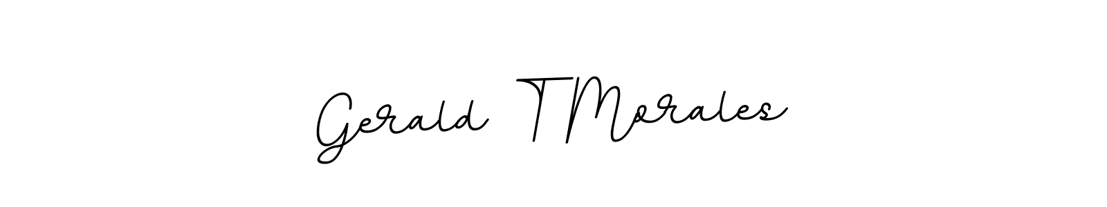 It looks lik you need a new signature style for name Gerald T Morales. Design unique handwritten (BallpointsItalic-DORy9) signature with our free signature maker in just a few clicks. Gerald T Morales signature style 11 images and pictures png