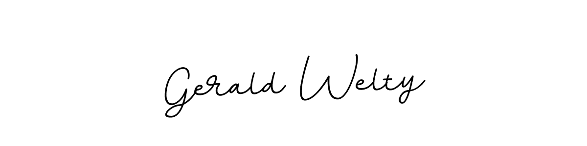 Also we have Gerald Welty name is the best signature style. Create professional handwritten signature collection using BallpointsItalic-DORy9 autograph style. Gerald Welty signature style 11 images and pictures png