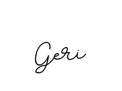 Make a beautiful signature design for name Geri. With this signature (BallpointsItalic-DORy9) style, you can create a handwritten signature for free. Geri signature style 11 images and pictures png