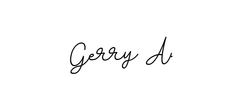 How to Draw Gerry A. signature style? BallpointsItalic-DORy9 is a latest design signature styles for name Gerry A.. Gerry A. signature style 11 images and pictures png