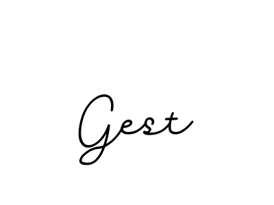 Gest stylish signature style. Best Handwritten Sign (BallpointsItalic-DORy9) for my name. Handwritten Signature Collection Ideas for my name Gest. Gest signature style 11 images and pictures png
