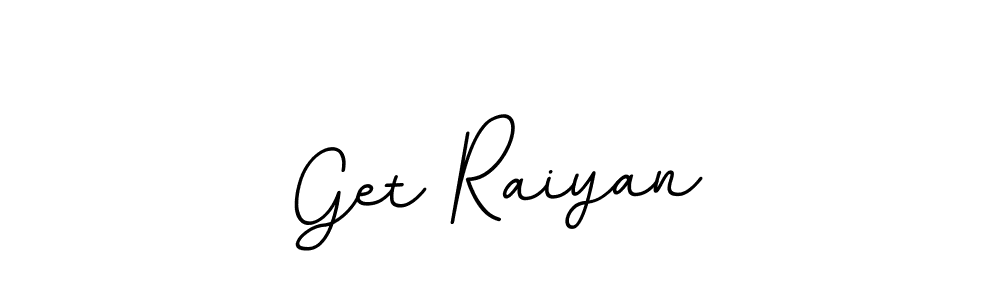 Design your own signature with our free online signature maker. With this signature software, you can create a handwritten (BallpointsItalic-DORy9) signature for name Get Raiyan. Get Raiyan signature style 11 images and pictures png
