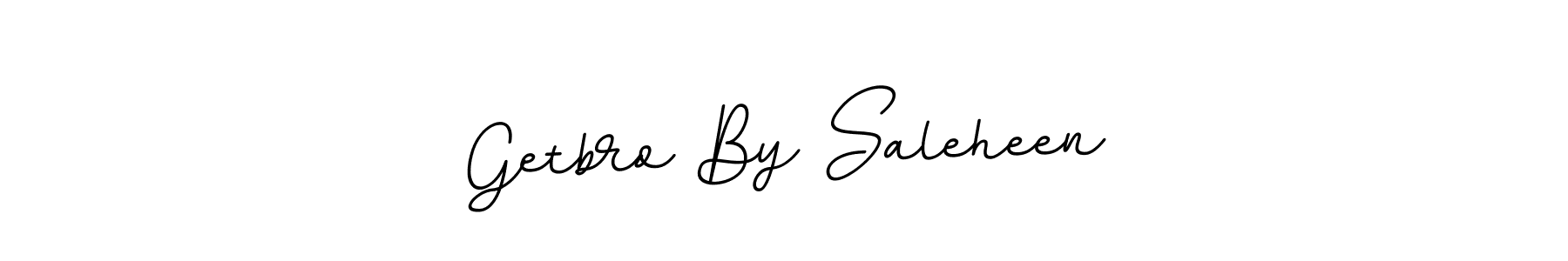 How to make Getbro By Saleheen name signature. Use BallpointsItalic-DORy9 style for creating short signs online. This is the latest handwritten sign. Getbro By Saleheen signature style 11 images and pictures png