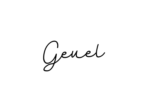 Geuel stylish signature style. Best Handwritten Sign (BallpointsItalic-DORy9) for my name. Handwritten Signature Collection Ideas for my name Geuel. Geuel signature style 11 images and pictures png