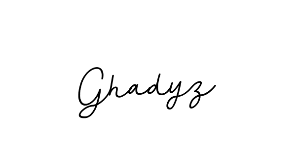 Ghadyz stylish signature style. Best Handwritten Sign (BallpointsItalic-DORy9) for my name. Handwritten Signature Collection Ideas for my name Ghadyz. Ghadyz signature style 11 images and pictures png