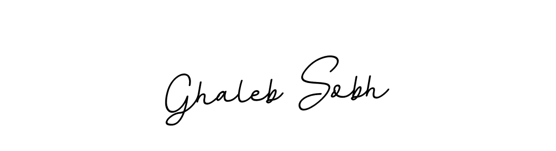 Ghaleb Sobh stylish signature style. Best Handwritten Sign (BallpointsItalic-DORy9) for my name. Handwritten Signature Collection Ideas for my name Ghaleb Sobh. Ghaleb Sobh signature style 11 images and pictures png