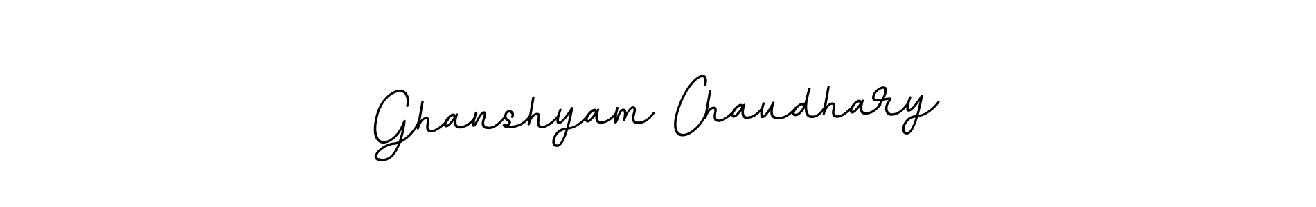 This is the best signature style for the Ghanshyam Chaudhary name. Also you like these signature font (BallpointsItalic-DORy9). Mix name signature. Ghanshyam Chaudhary signature style 11 images and pictures png