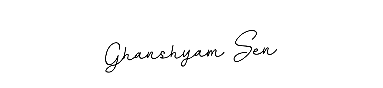 Also You can easily find your signature by using the search form. We will create Ghanshyam Sen name handwritten signature images for you free of cost using BallpointsItalic-DORy9 sign style. Ghanshyam Sen signature style 11 images and pictures png