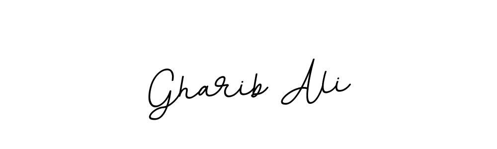 Use a signature maker to create a handwritten signature online. With this signature software, you can design (BallpointsItalic-DORy9) your own signature for name Gharib Ali. Gharib Ali signature style 11 images and pictures png