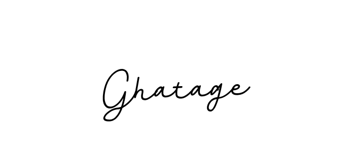 Design your own signature with our free online signature maker. With this signature software, you can create a handwritten (BallpointsItalic-DORy9) signature for name Ghatage. Ghatage signature style 11 images and pictures png