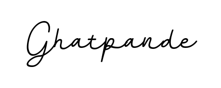 Design your own signature with our free online signature maker. With this signature software, you can create a handwritten (BallpointsItalic-DORy9) signature for name Ghatpande. Ghatpande signature style 11 images and pictures png