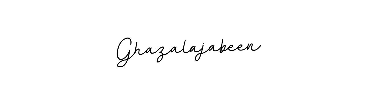 Make a beautiful signature design for name Ghazalajabeen. With this signature (BallpointsItalic-DORy9) style, you can create a handwritten signature for free. Ghazalajabeen signature style 11 images and pictures png