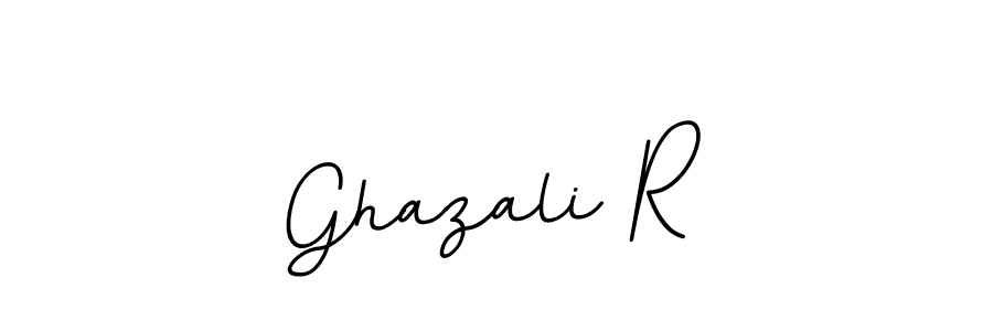 Make a beautiful signature design for name Ghazali R. With this signature (BallpointsItalic-DORy9) style, you can create a handwritten signature for free. Ghazali R signature style 11 images and pictures png