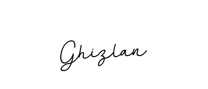 You should practise on your own different ways (BallpointsItalic-DORy9) to write your name (Ghizlan) in signature. don't let someone else do it for you. Ghizlan signature style 11 images and pictures png