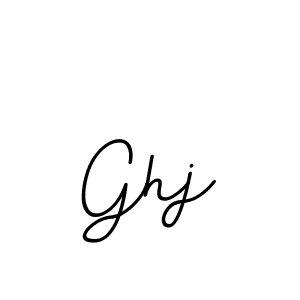 Create a beautiful signature design for name Ghj. With this signature (BallpointsItalic-DORy9) fonts, you can make a handwritten signature for free. Ghj signature style 11 images and pictures png