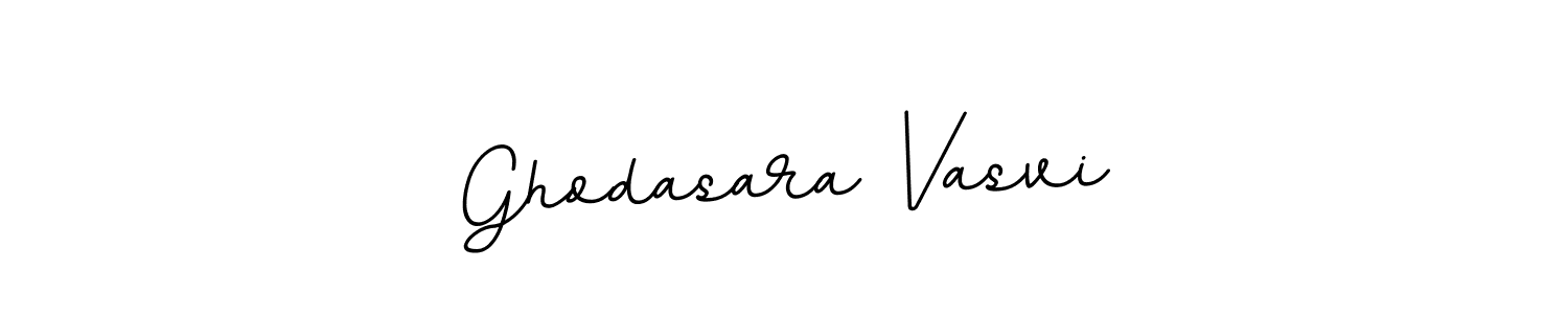 Ghodasara Vasvi stylish signature style. Best Handwritten Sign (BallpointsItalic-DORy9) for my name. Handwritten Signature Collection Ideas for my name Ghodasara Vasvi. Ghodasara Vasvi signature style 11 images and pictures png