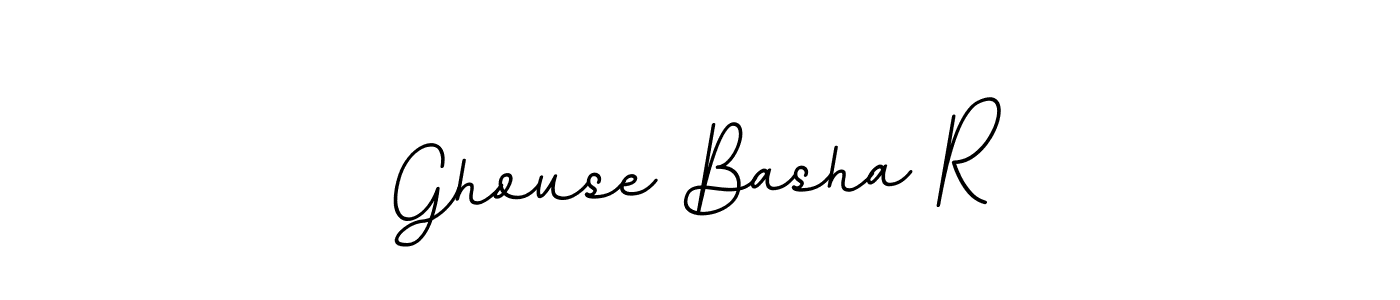 Create a beautiful signature design for name Ghouse Basha R. With this signature (BallpointsItalic-DORy9) fonts, you can make a handwritten signature for free. Ghouse Basha R signature style 11 images and pictures png