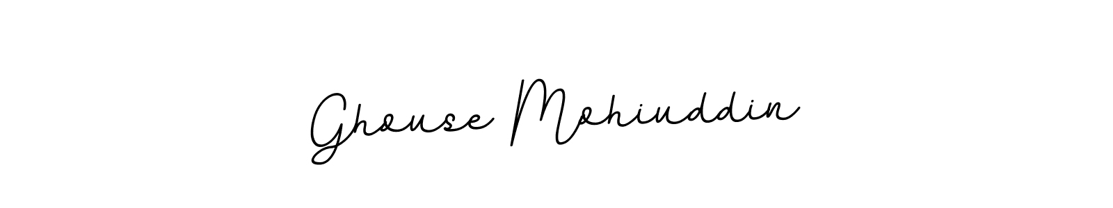 How to make Ghouse Mohiuddin name signature. Use BallpointsItalic-DORy9 style for creating short signs online. This is the latest handwritten sign. Ghouse Mohiuddin signature style 11 images and pictures png