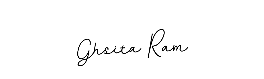 How to make Ghsita Ram name signature. Use BallpointsItalic-DORy9 style for creating short signs online. This is the latest handwritten sign. Ghsita Ram signature style 11 images and pictures png
