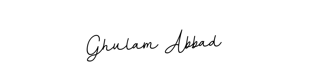 if you are searching for the best signature style for your name Ghulam Abbad. so please give up your signature search. here we have designed multiple signature styles  using BallpointsItalic-DORy9. Ghulam Abbad signature style 11 images and pictures png