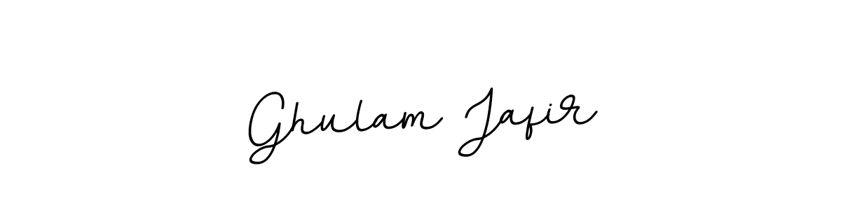 Make a beautiful signature design for name Ghulam Jafir. With this signature (BallpointsItalic-DORy9) style, you can create a handwritten signature for free. Ghulam Jafir signature style 11 images and pictures png