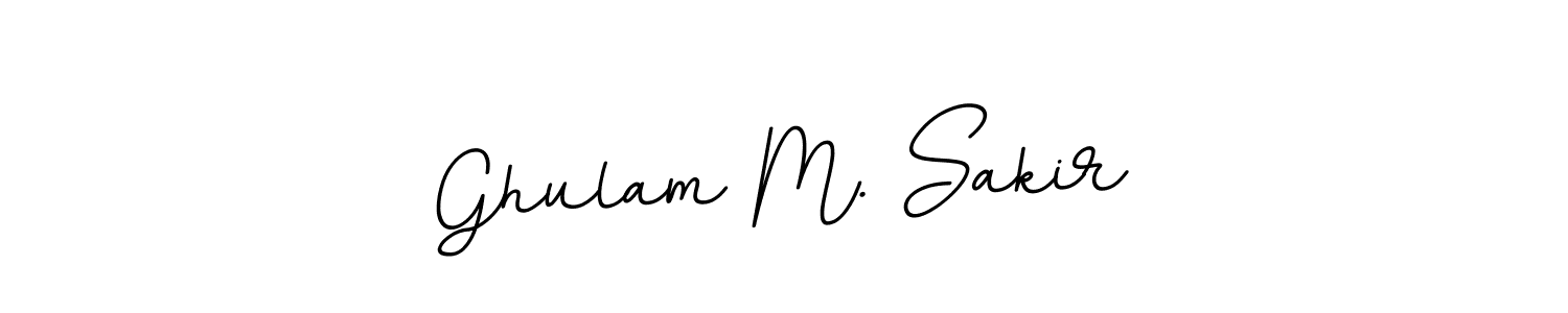 Once you've used our free online signature maker to create your best signature BallpointsItalic-DORy9 style, it's time to enjoy all of the benefits that Ghulam M. Sakir name signing documents. Ghulam M. Sakir signature style 11 images and pictures png