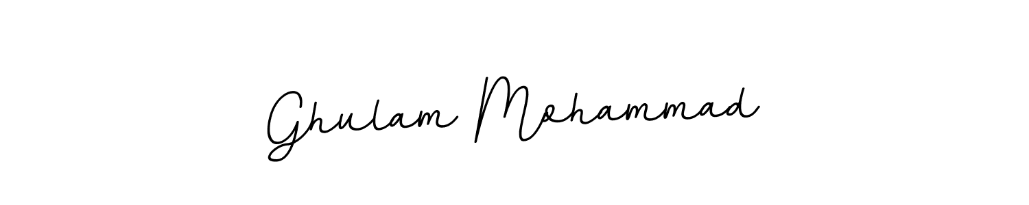 Make a beautiful signature design for name Ghulam Mohammad. With this signature (BallpointsItalic-DORy9) style, you can create a handwritten signature for free. Ghulam Mohammad signature style 11 images and pictures png