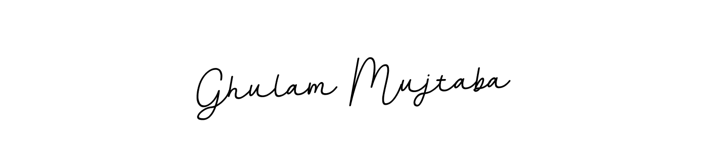 Also we have Ghulam Mujtaba name is the best signature style. Create professional handwritten signature collection using BallpointsItalic-DORy9 autograph style. Ghulam Mujtaba signature style 11 images and pictures png