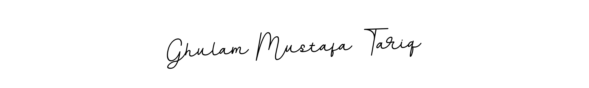 Use a signature maker to create a handwritten signature online. With this signature software, you can design (BallpointsItalic-DORy9) your own signature for name Ghulam Mustafa Tariq. Ghulam Mustafa Tariq signature style 11 images and pictures png