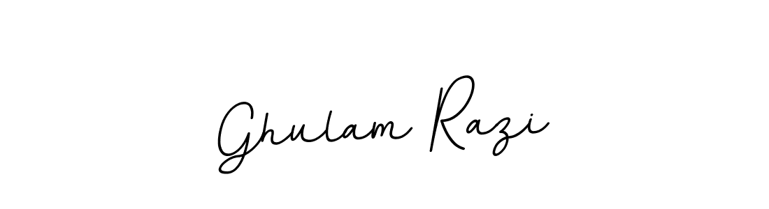 You should practise on your own different ways (BallpointsItalic-DORy9) to write your name (Ghulam Razi) in signature. don't let someone else do it for you. Ghulam Razi signature style 11 images and pictures png