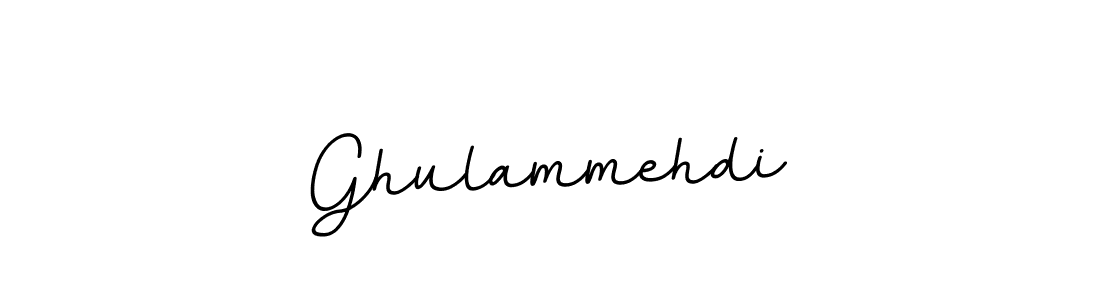 Create a beautiful signature design for name Ghulammehdi. With this signature (BallpointsItalic-DORy9) fonts, you can make a handwritten signature for free. Ghulammehdi signature style 11 images and pictures png