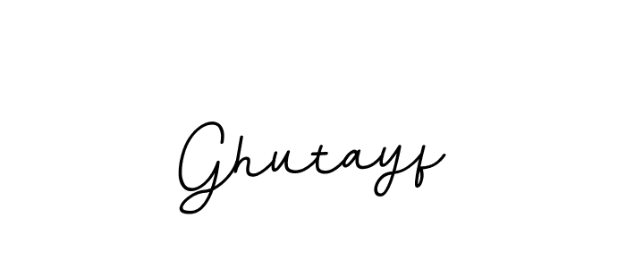 Also we have Ghutayf name is the best signature style. Create professional handwritten signature collection using BallpointsItalic-DORy9 autograph style. Ghutayf signature style 11 images and pictures png