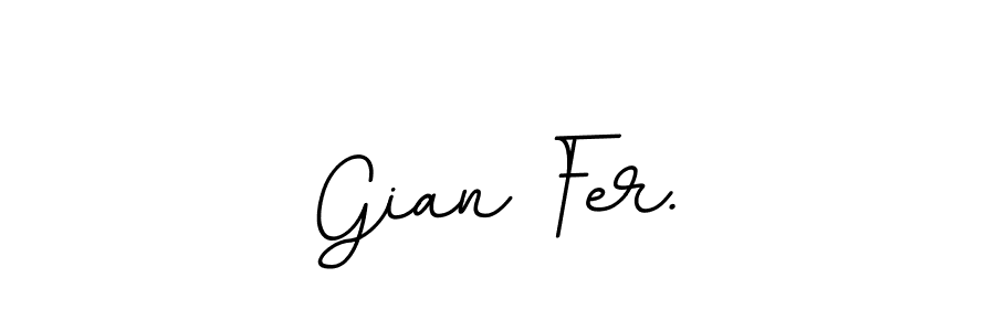 This is the best signature style for the Gian Fer. name. Also you like these signature font (BallpointsItalic-DORy9). Mix name signature. Gian Fer. signature style 11 images and pictures png